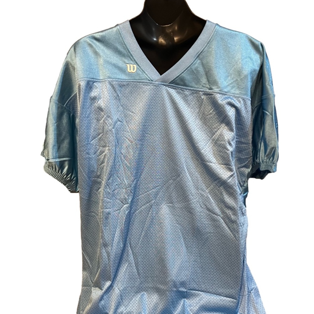 Wilson Men’s Jersey Size XXXL 3XL baby blue football shirt NWOT